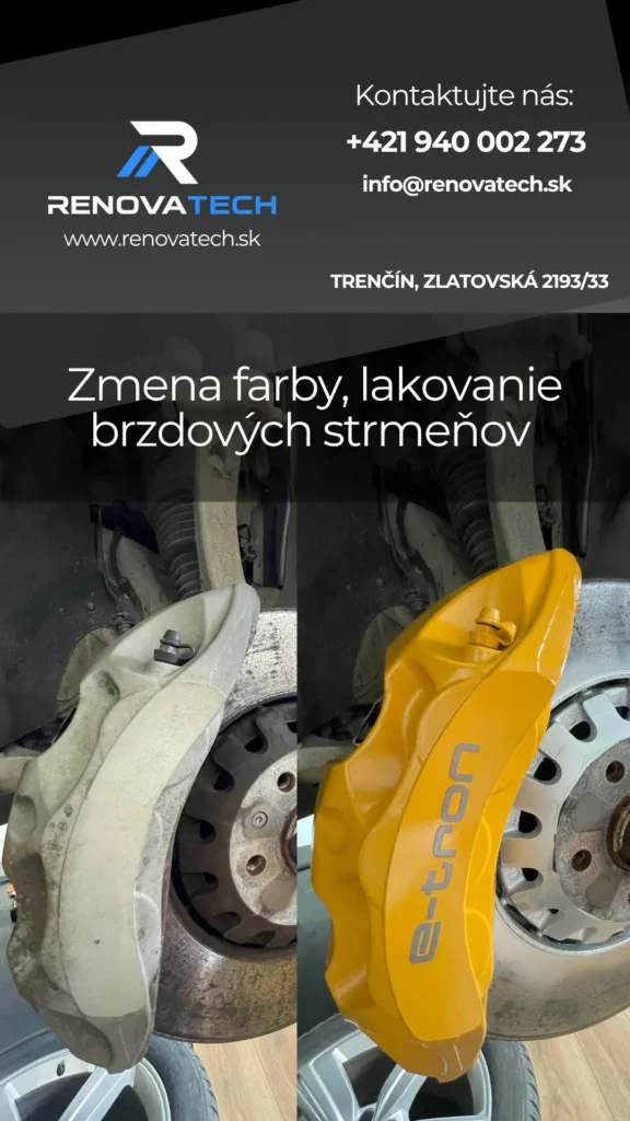 Zmena farby brzdovych strmenov